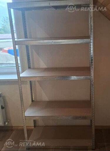 Plaukts. Metāla plauktu konstrukcija 180*90*40 Plaukts. Metāla plauktu konstrukcija 180*90*40 - MM.LV