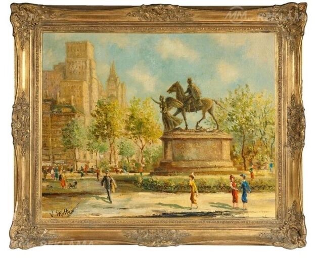 For sale collection of 10 paintings by Latvian emigree artists, - MM.LV