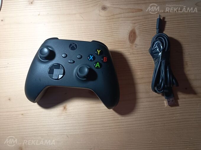 Xbox Wireless Controller (Series X/S) Carbon Black + Cable - MM.LV