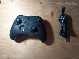 Xbox Wireless Controller (Series X/S) Carbon Black + Cable - MM.LV