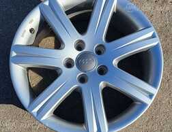 Lietie diski Audi A3 TT A4 B5 B6 A6 C4 C5 R17 5x112, Labā stāvoklī. - MM.LV