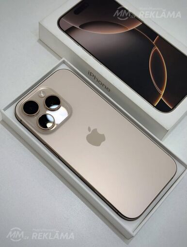Apple iPhone 16 Pro Max 256 GB, Perfektā stāvoklī, Garantija. - MM.LV