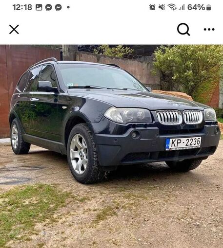 BMW X3, 2004/June, 316 000 km, 3.0 l.. BMW X3, 2004/June, 316 000 km, 3.0 l.. - MM.LV