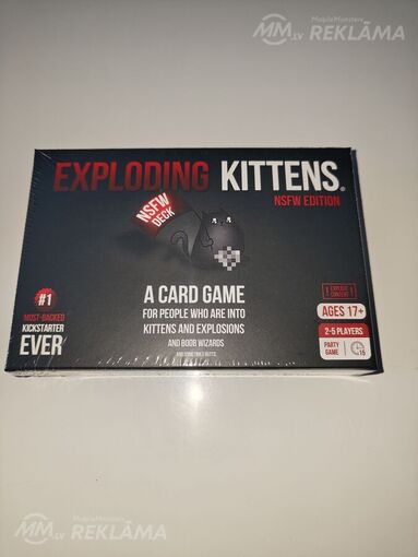 Exploding Kittens: nsfw Edition galda spēle - MM.LV