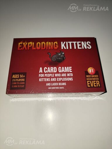 Exploding Kittens kāršu spēle Exploding Kittens kāršu spēle - MM.LV