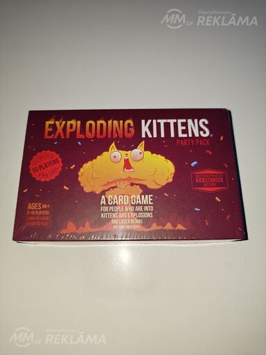 Exploding Kittens: Party Pack galda spēle Exploding Kittens: Party Pack galda spēle - MM.LV