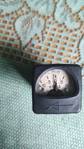 Продам микроамперметр постоянного тока . 100 - 0 - 100 mk.A. - MM.LV