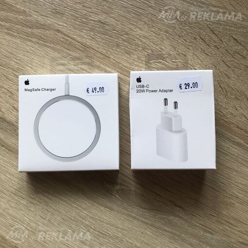 20W Usb-C Charger + Magsafe 15W Wireless Charger - MM.LV