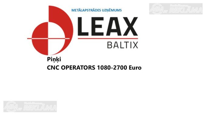 Operator job. - MM.LV