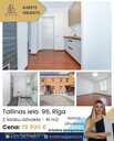 Two-room apartment in a renovated building at 96 Tallinas Street. - MM.LV - 11