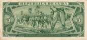 Cuba 5 Pesos 1972 Specimen aunc - MM.LV - 2