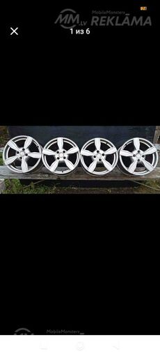 Lietie diski Peugeot R17/7.5 J, Perfektā stāvoklī. - MM.LV