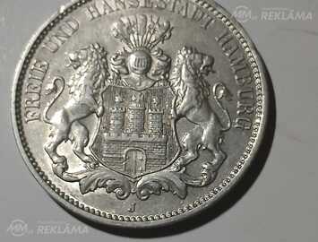 3 марки 1911 год Гамбург - MM.LV