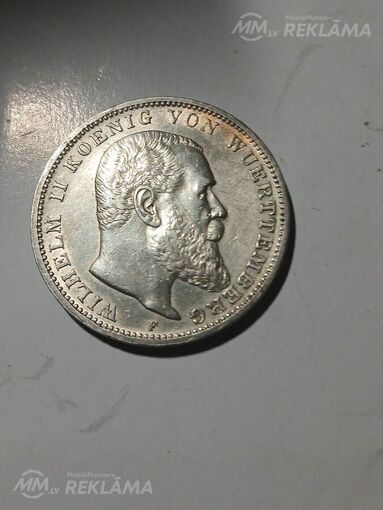 3 марки 1910 год Вютерберг - MM.LV