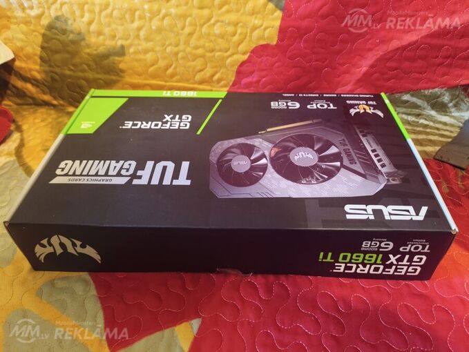 Asus geforce gtx 1660 ti 6gb в отличном состояние, полный комплект. - MM.LV