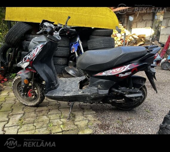Scooter Sym Crox 50, 2017, 6 000 km, 50.0 cm3. - MM.LV
