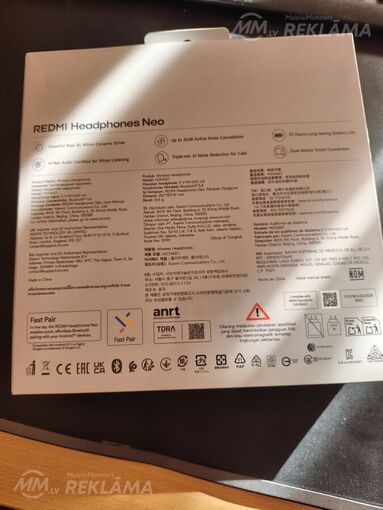 Продаю новые наушники redmi headphones neo - MM.LV