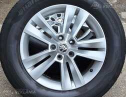 Lietie diski Skoda Kodiaq VW Tiguan Audi Q3 R17, Perfektā stāvoklī. - MM.LV