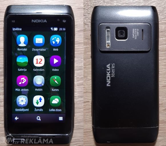 Nokia N8, 16 Гб, Пользованный. - MM.LV