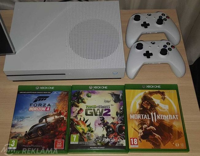 Spēļu konsole Xbox One S, Labā stāvoklī. - MM.LV